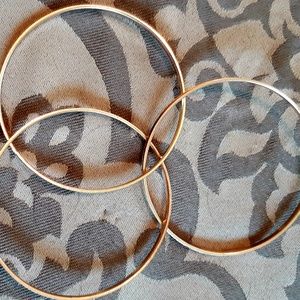 PLUS SIZE ROSE GOLD BANGLES